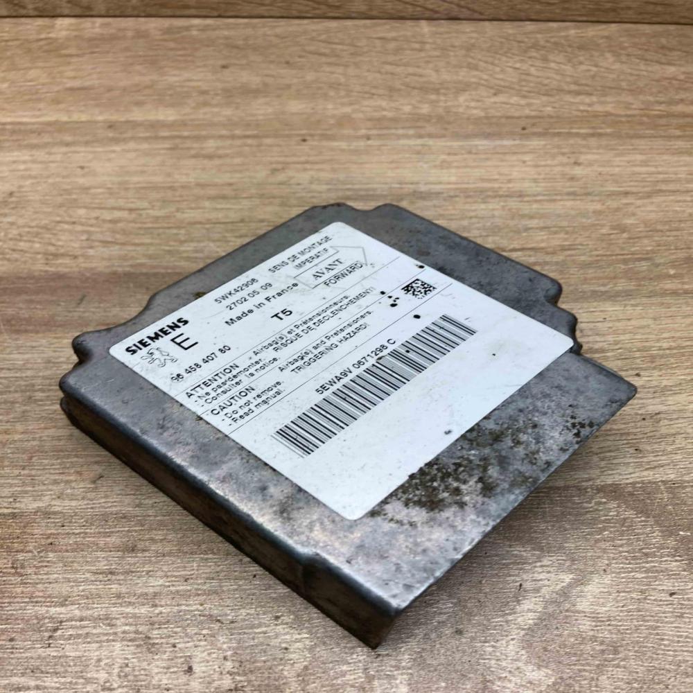 9645840780 5WK42908 Main Airbag control unit/module Peugeot 307