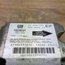 24420101 5WK42974 EF Used Airbag control unit/module Opel Omega B2