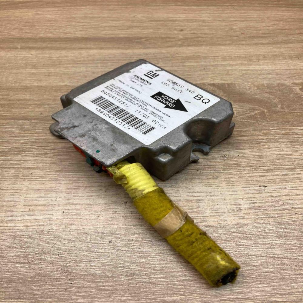 90569340 5WK4175 BQ Airbag control unit/module Opel Astra G