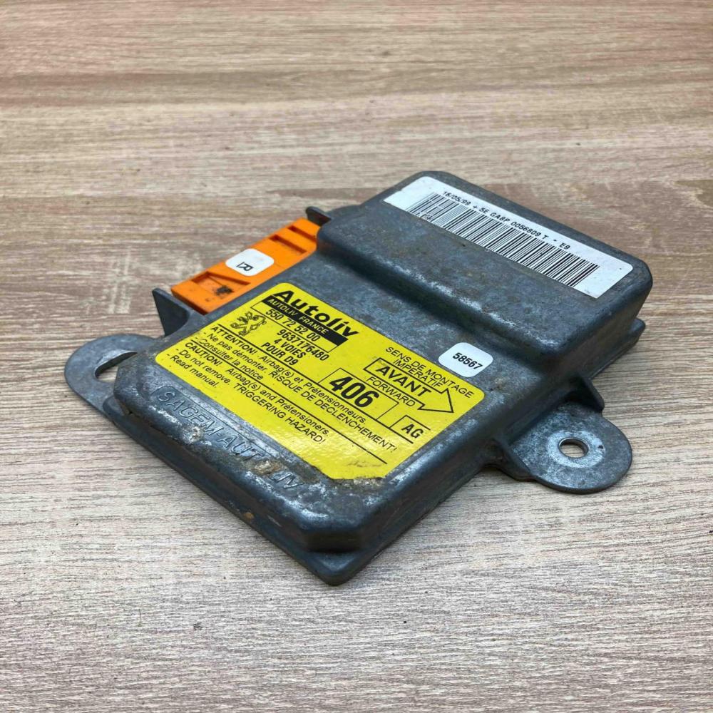 9637176480 550725200  Airbag control unit/module Peugeot 406