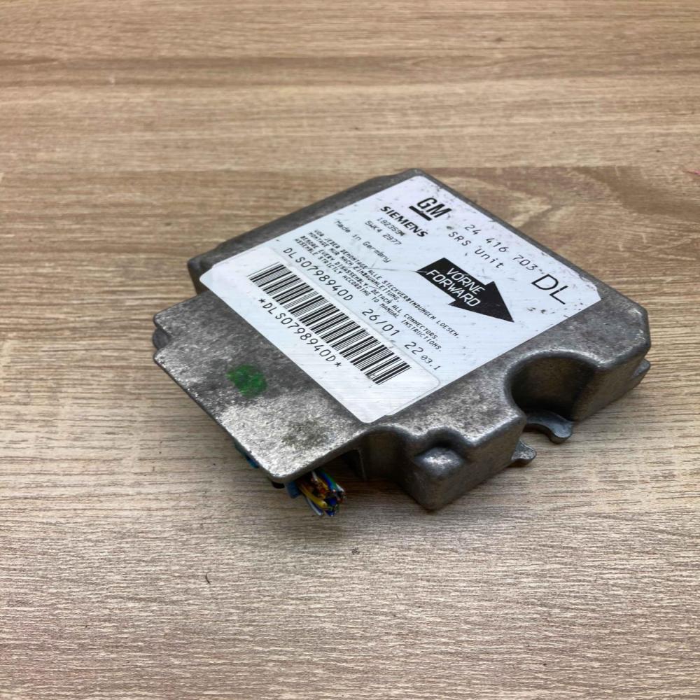 24416703 5WK42977 DL Airbag control unit/module Opel Astra G