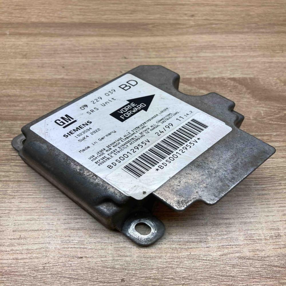 09229039 5WK42922 BD Used Airbag control unit/module Opel Vectra B
