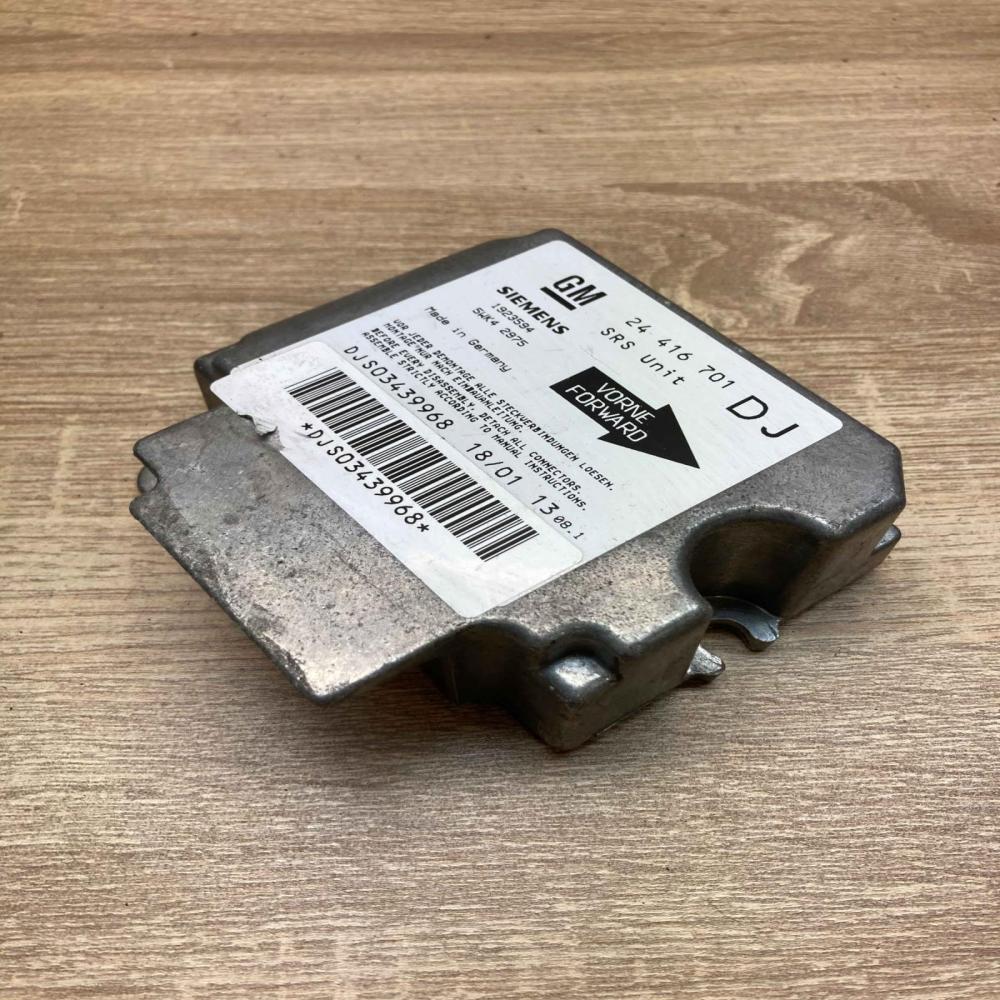 24416701 5WK42975 DJ Used Airbag control unit/module Opel Vectra B
