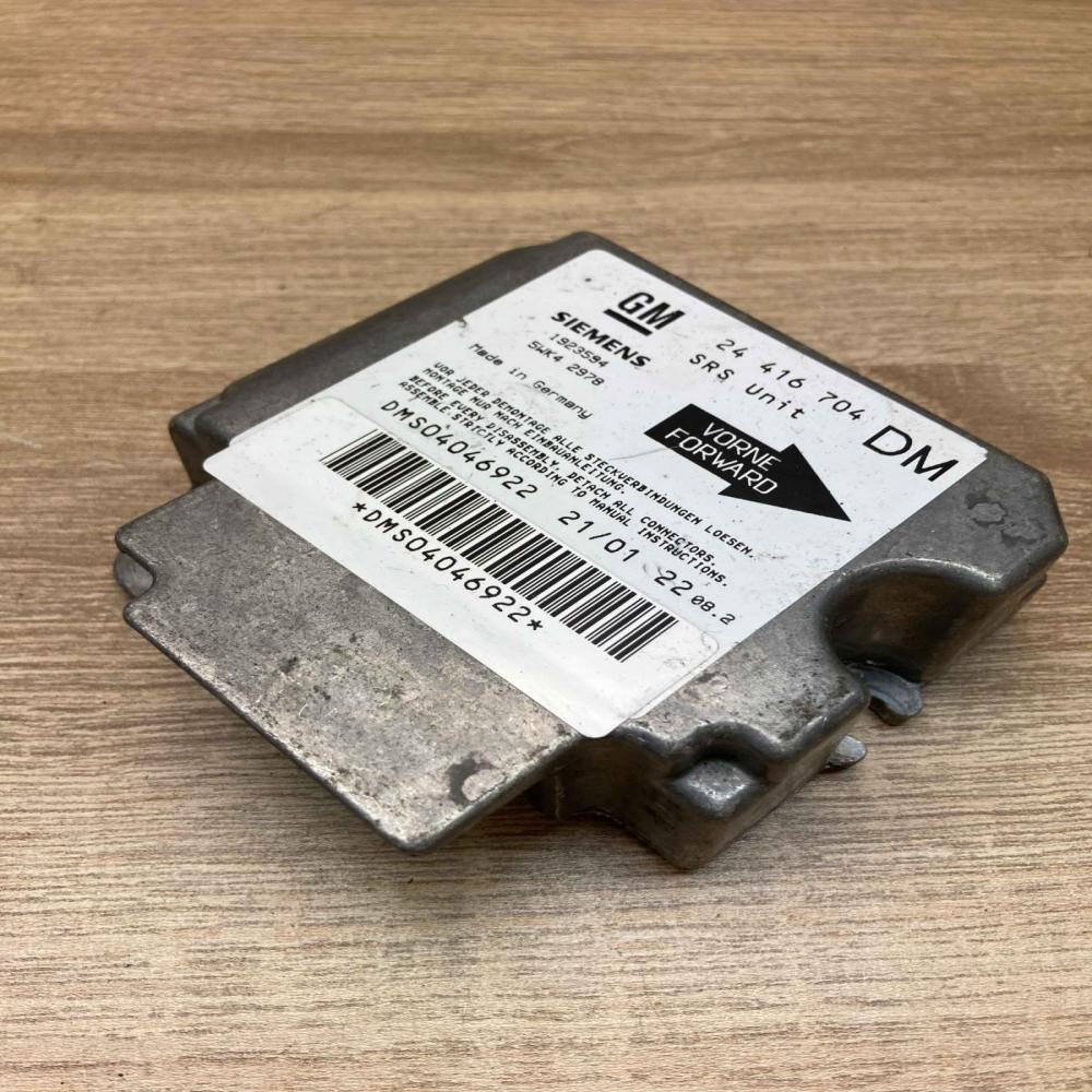 24416704 5WK42978 DM Used Airbag control unit/module Opel Zafira A