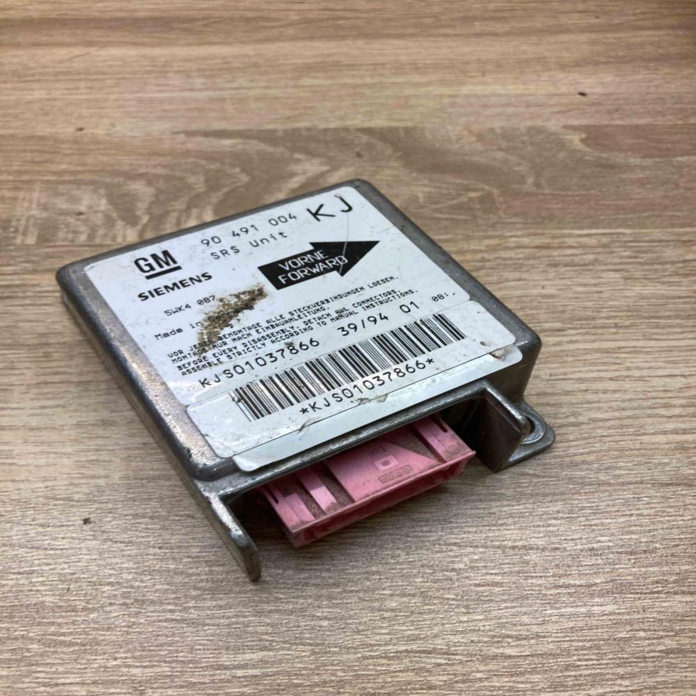 90491004 5WK087 KJ Airbag control unit/module Opel Omega B1