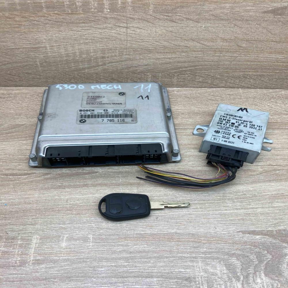 7785116 4100187  Engine ECU kit and lock set BMW 5 E39