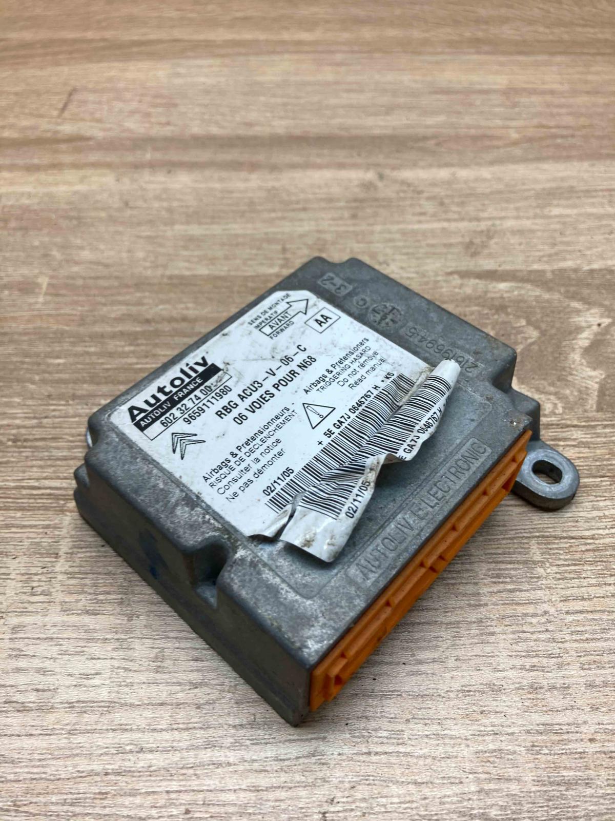 9659111980 602327400  Airbag control unit/module Citroen Xsara