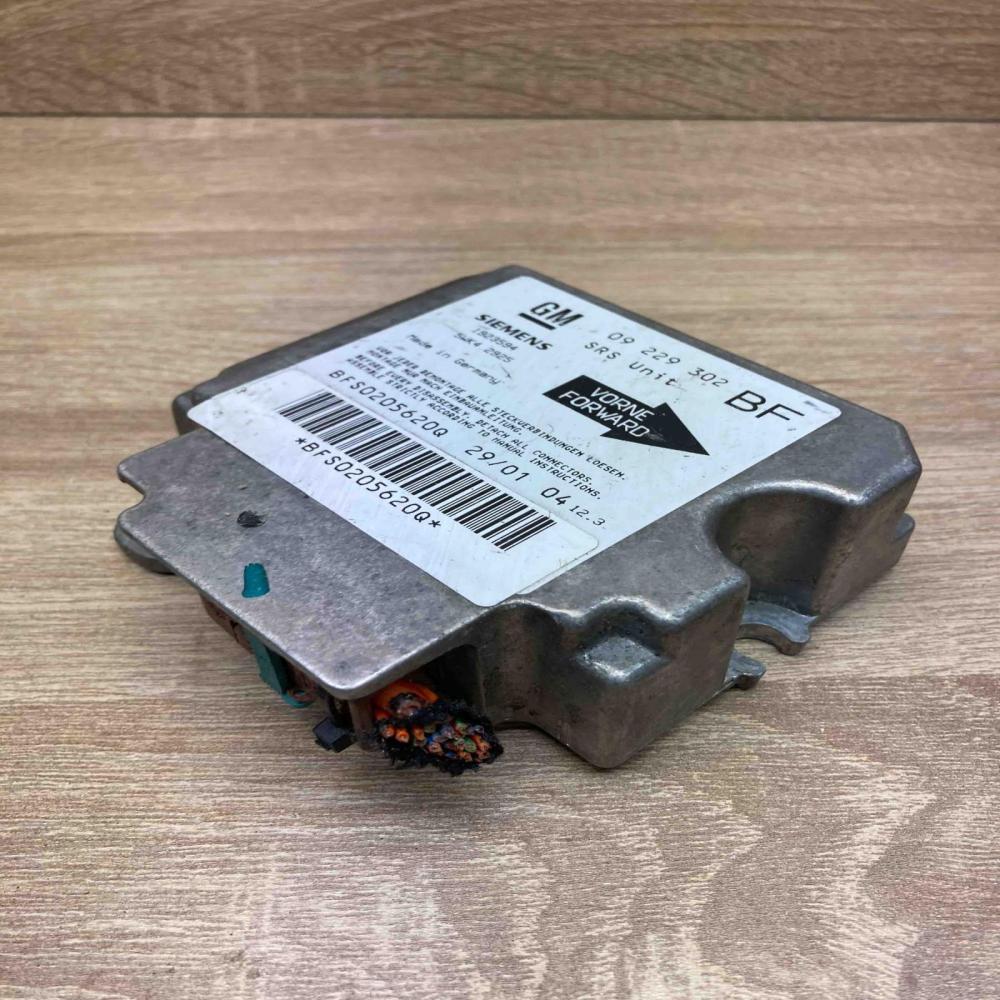 09229302 5WK42925 Used Airbag control unit/module Opel Astra G