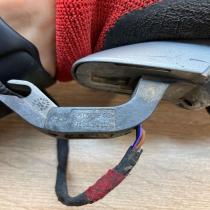 7L6839205 6Q0972711 Silver Rear door exterior handle Volkswagen Touareg I