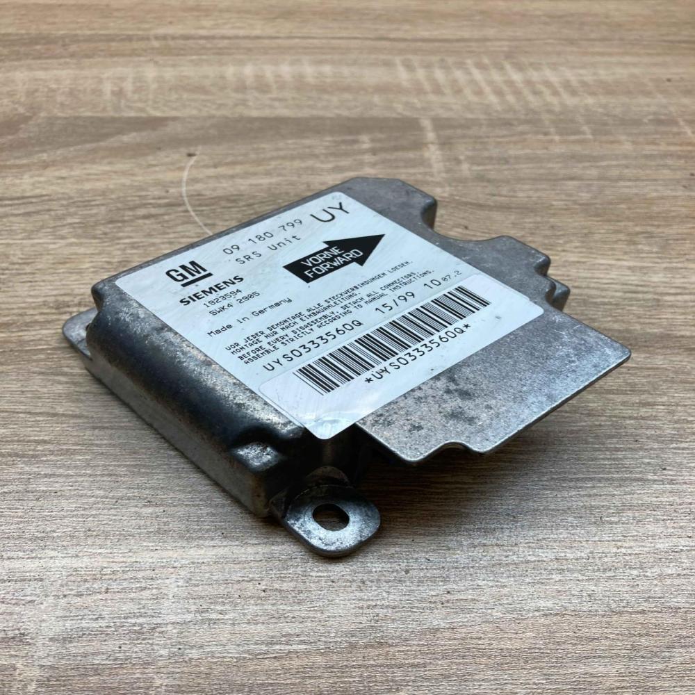 09180799  UY Airbag control unit/module Opel Astra G