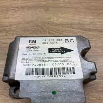 09229303 330518650 BG Airbag control unit/module Opel Zafira A