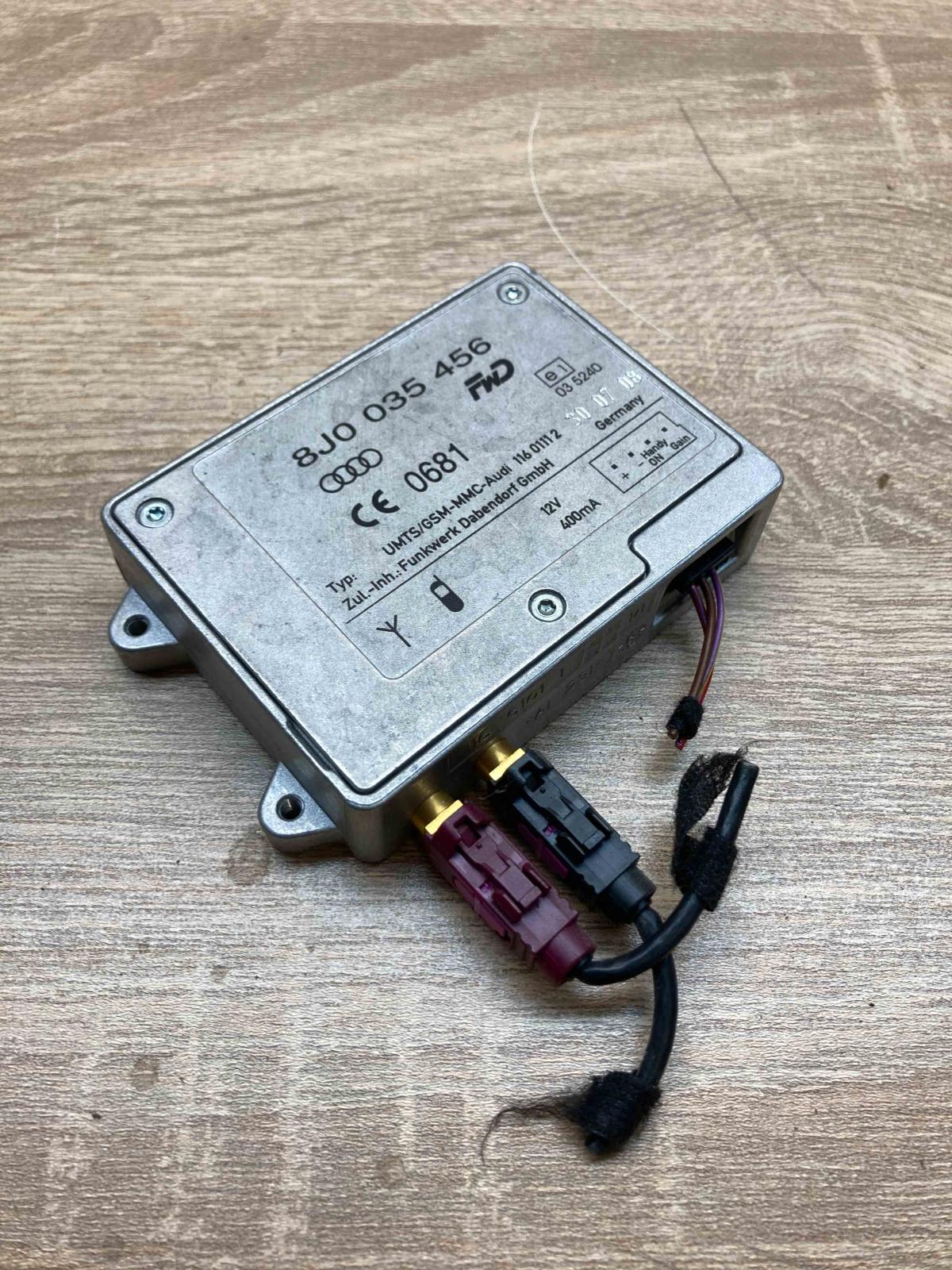 8J0035456 11661011 With Plug Aerial antenna amplifier Audi A5 8T 8F