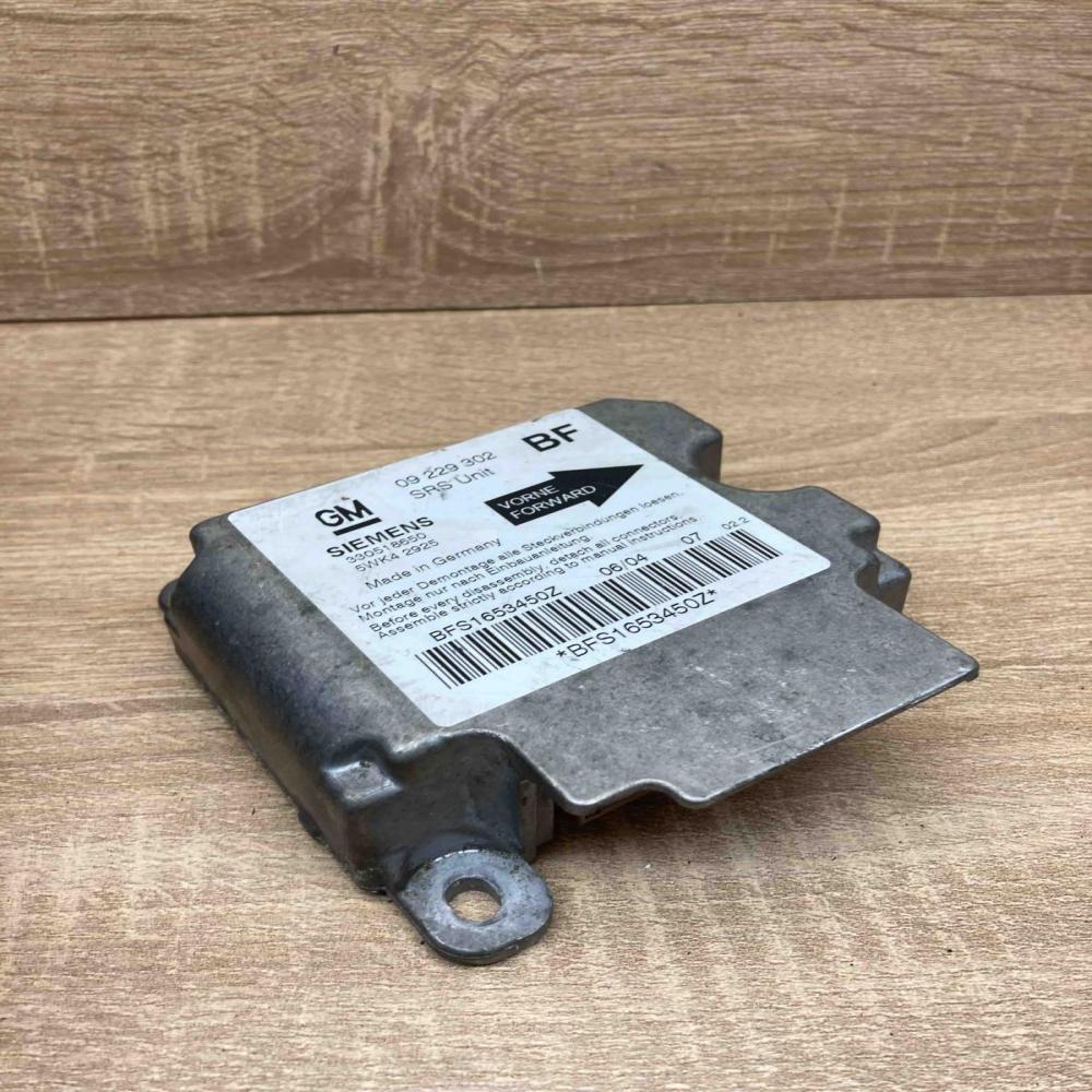 09229302 5WK42925 BF Airbag control unit/module Opel Astra G