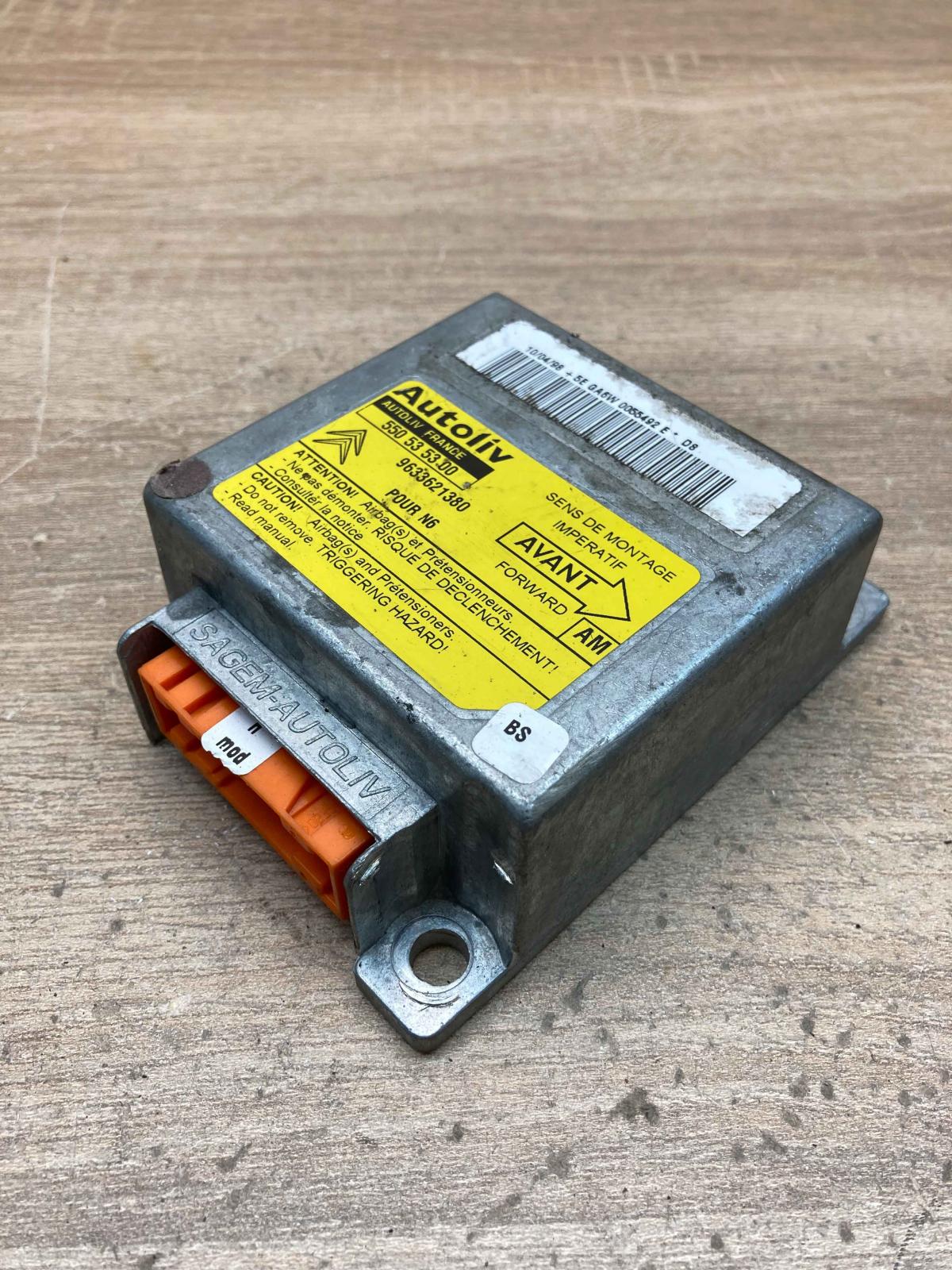 9633621380 550535300  Airbag control unit/module Citroen Xsara