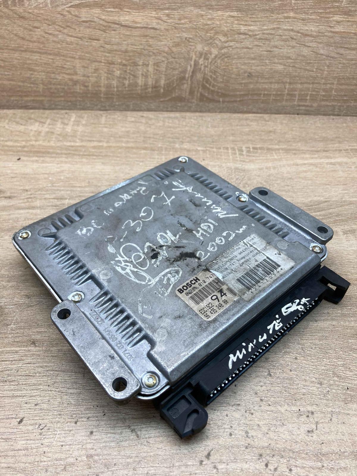 9643524880   Engine control unit/module ECU Peugeot 307