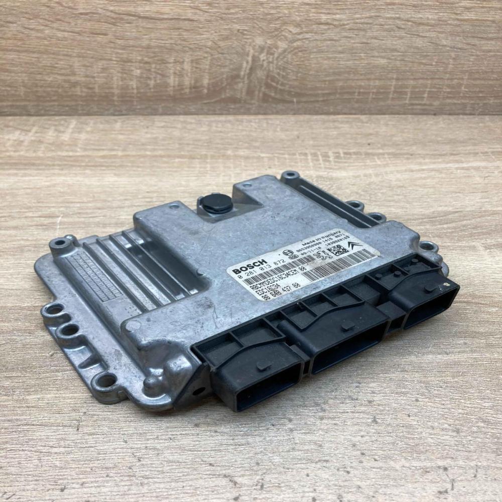9664843780 0281013872  Engine control unit/module ECU Peugeot 308