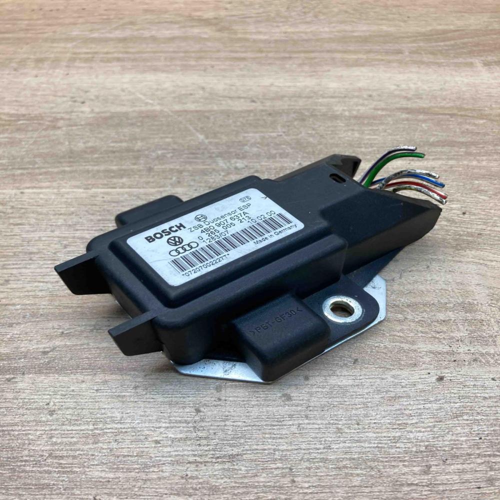 4B0907637A 0265005213  ESP acceleration yaw rate sensor Audi A6 S6 C5 4B