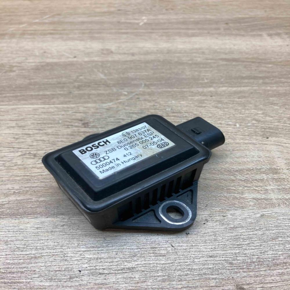 8E0907637A 0265005245 412 ESP acceleration yaw rate sensor Audi A4 S4 B6 8E 8H