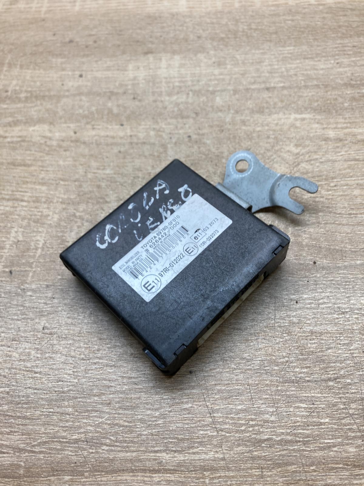 89780 0F010 626442 000  Immobilizer control unit/module Toyota Corolla Verso AR1