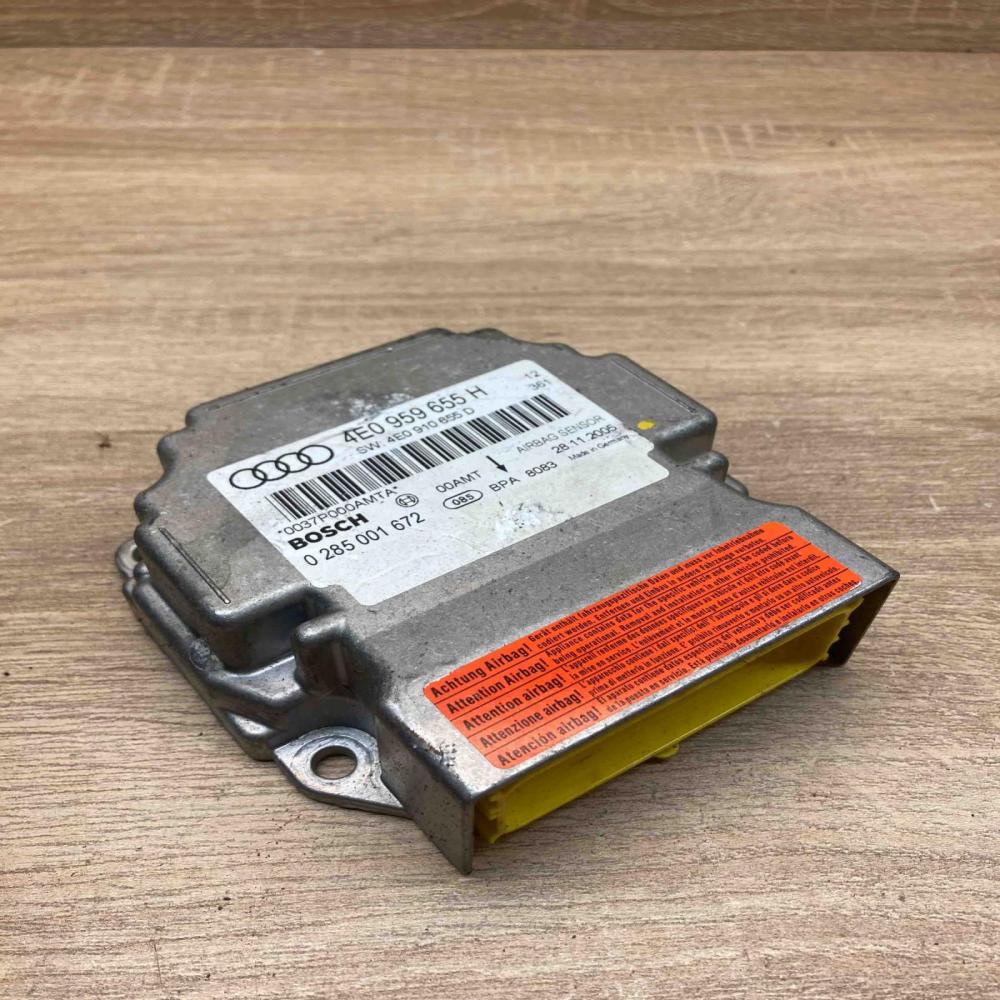 4E0959655H 0285001672 8083 Airbag control unit/module Audi A8 S8 D3 4E
