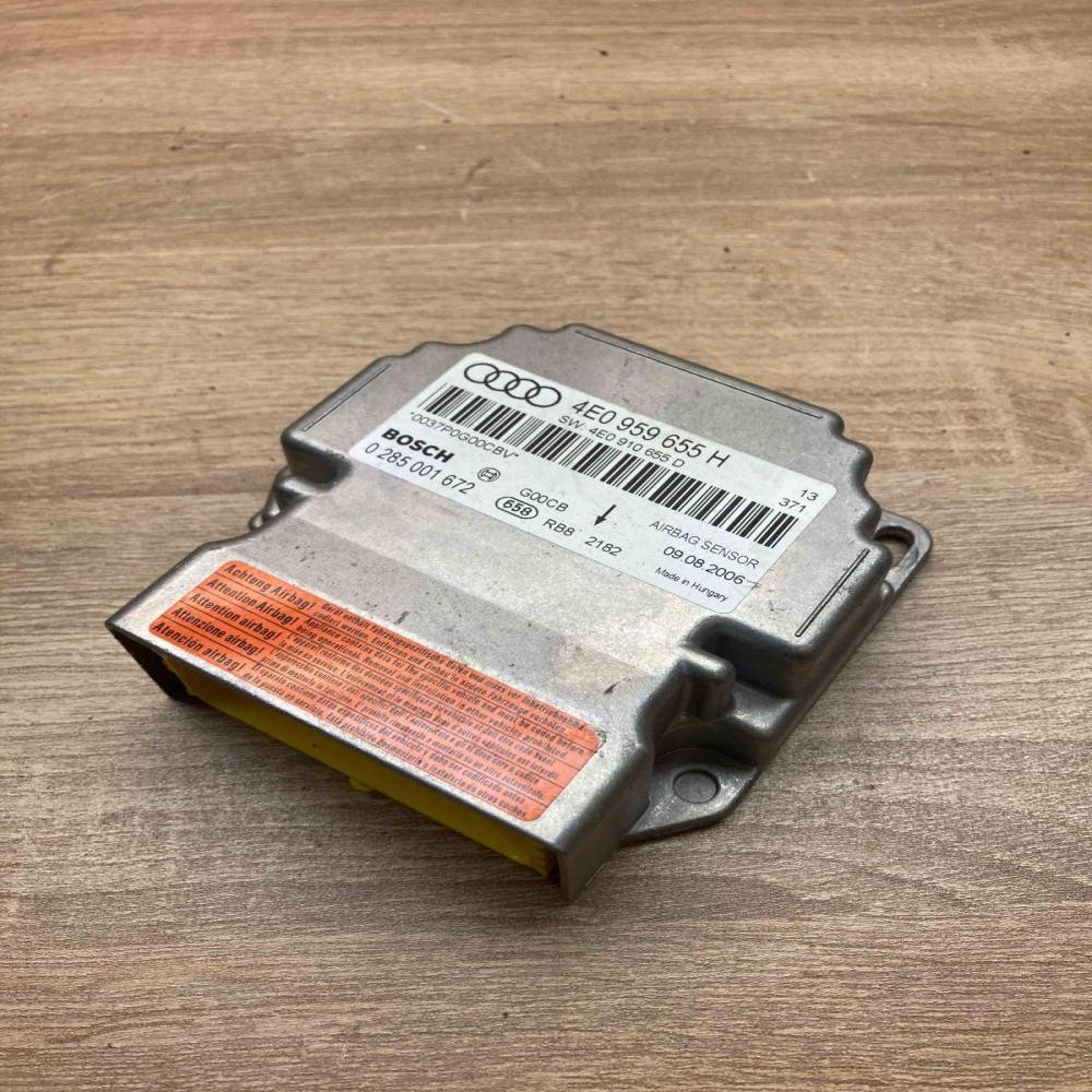 4E0959655H 0285001672  Airbag control unit/module Audi A8 S8 D3 4E