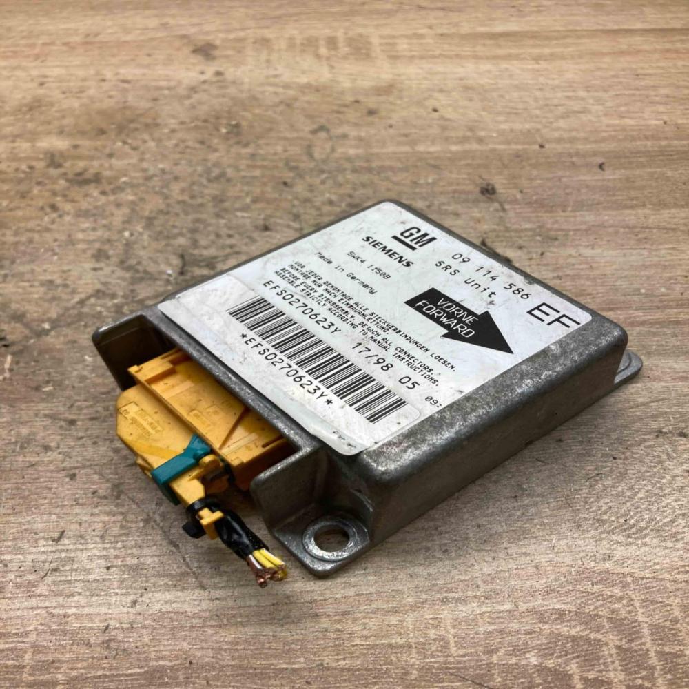 09114586 5WK41150B EF Airbag control unit/module Opel Tigra A
