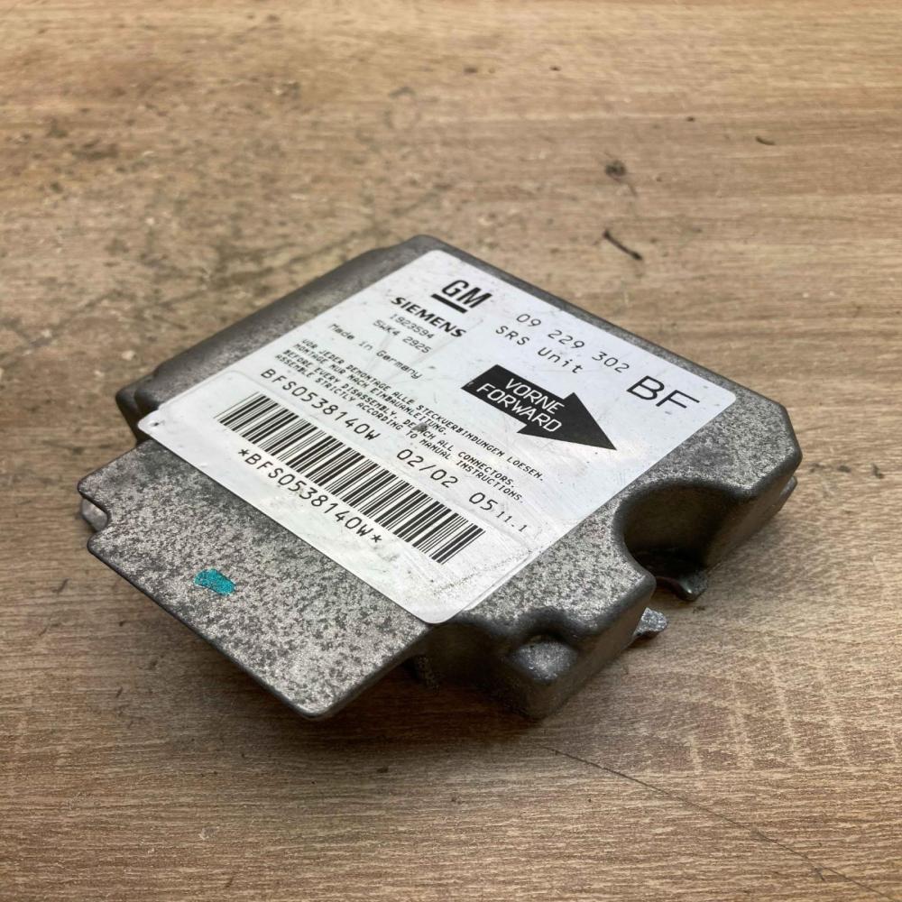 09229302 5WK42925 Air BF Airbag control unit/module Opel Astra G