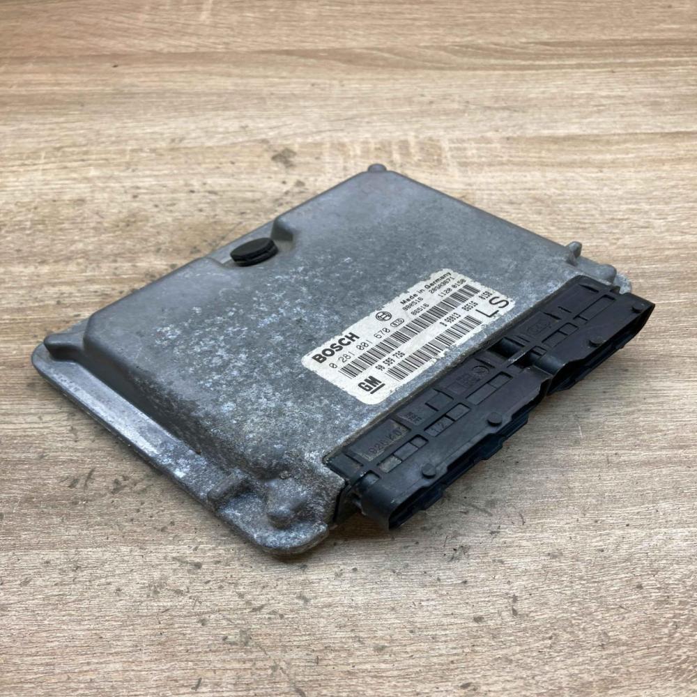 90589736 0281001670 LS Engine control unit/module ECU Opel Astra H