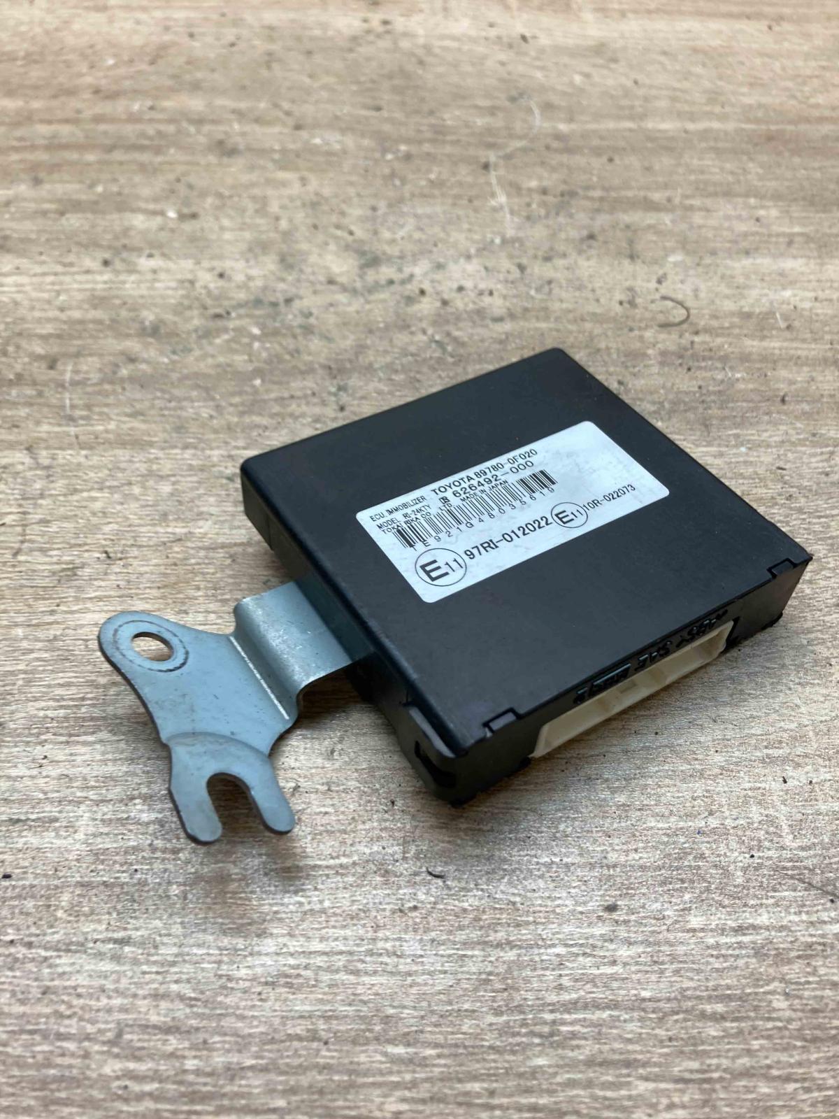 89780 0F020 626492 000  Immobilizer control unit/module Toyota Corolla Verso AR1