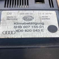 4D0820043E 5HB007155 01  Climate control unit Audi A8 S8 D2 4D