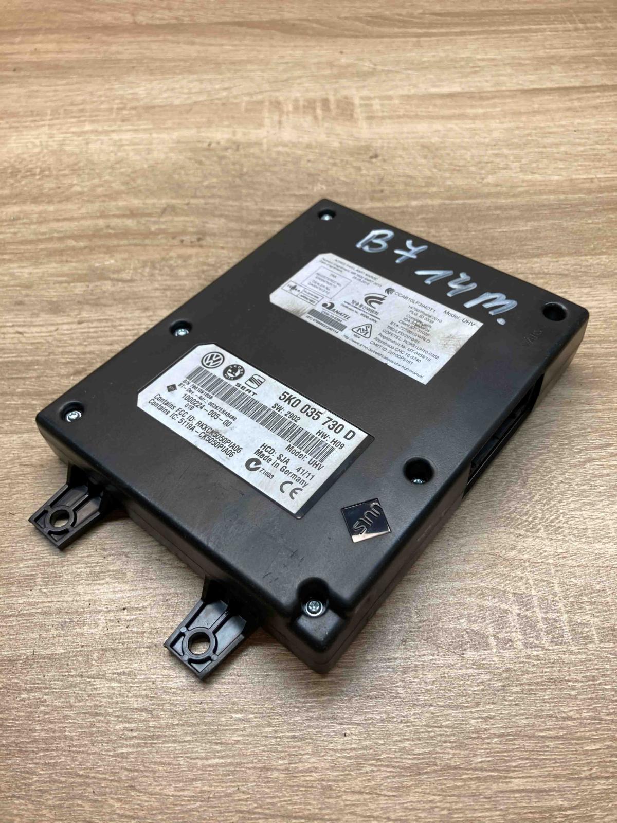 5K0035730D 1000224 005 00  Bluetooth control unit module Volkswagen PASSAT B7