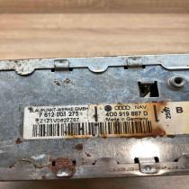 4D0919887D 7612001275  Navigation unit CD/DVD player Audi A6 S6 C5 4B