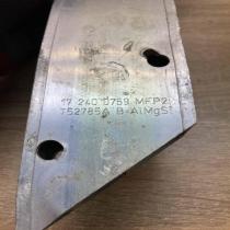 172400759 T52785A  Radiator support slam panel bracket Mercedes-Benz E W213