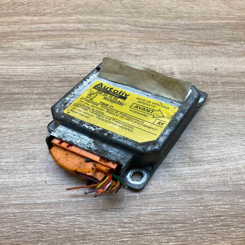 550541500 9643082380 Used Airbag control unit/module Peugeot 206
