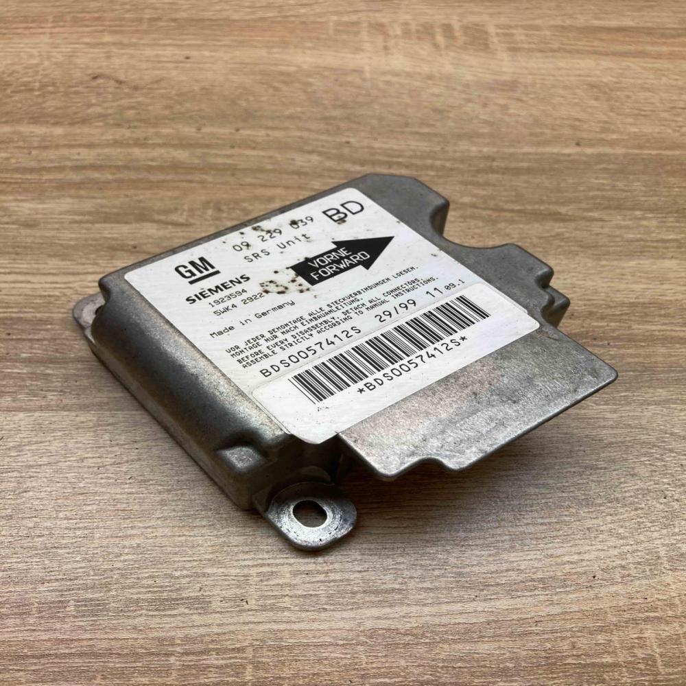 09229039 1923594 BD Airbag control unit/module Opel Vectra B