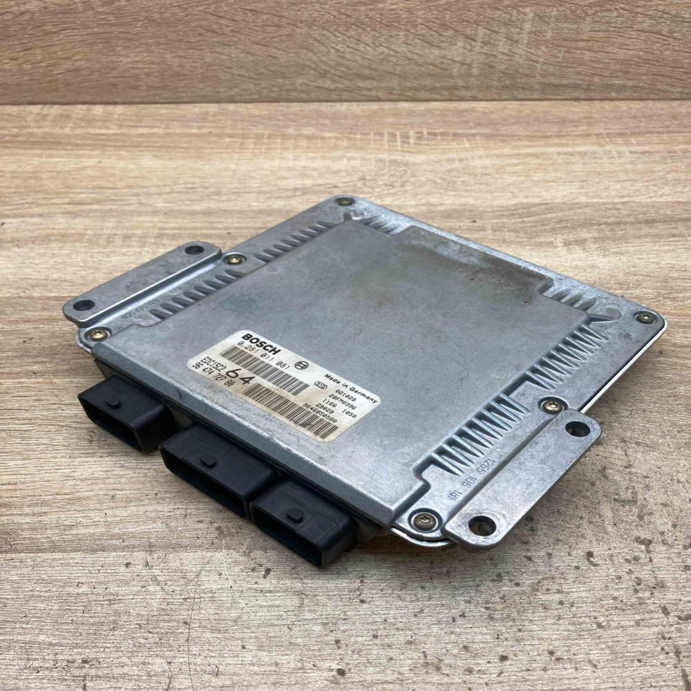 9647472780 0281011081  Engine control unit/module ECU Peugeot 307