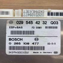 0295454232 0265109477 Used ESP (stability system) control unit Mercedes-Benz A W
