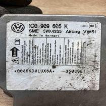 1C0909605K 5WK43125  Airbag control unit/module Skoda Fabia Mk1 (6Y)