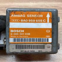 8A0959655C 0285001038 White Plug Airbag control unit/module Audi A6 S6 C4 4A