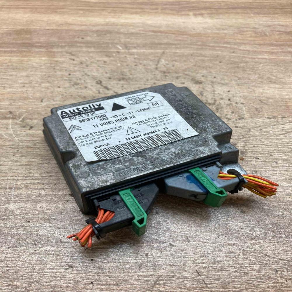 603481900 9658177080  Airbag control unit/module Citroen C5