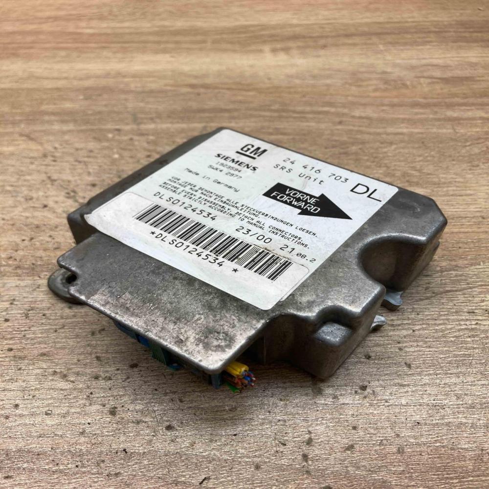 24416703 5WK42977  Airbag control unit/module Opel Astra G