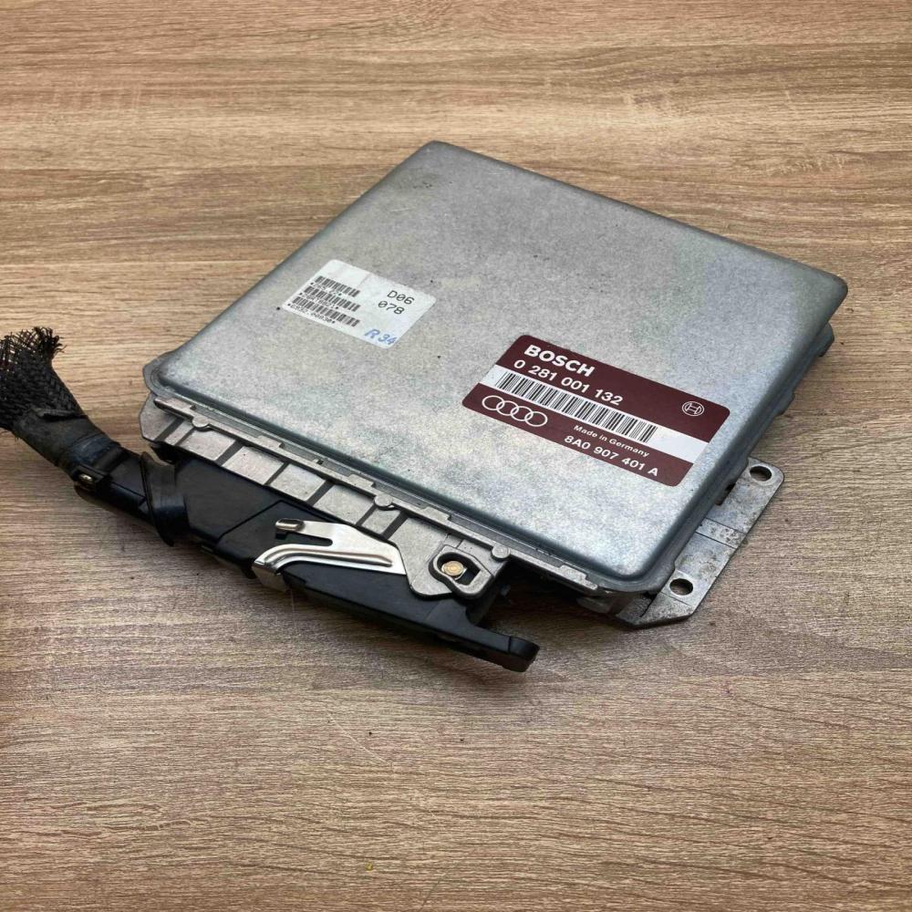 8A0907401A 0281001132 With plug Engine control unit/module ECU Audi 80 90 S2 B4