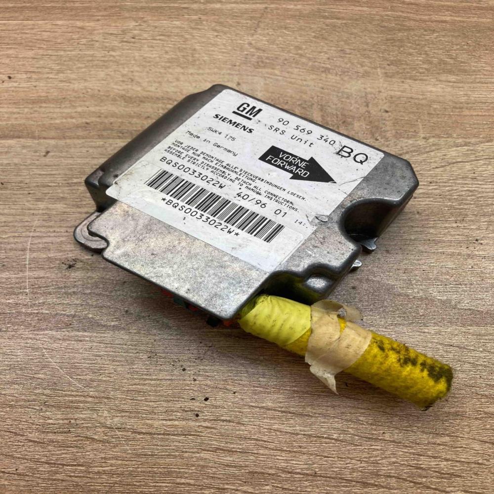 90569340 5WK4175 BQ Airbag control unit/module Opel Vectra B