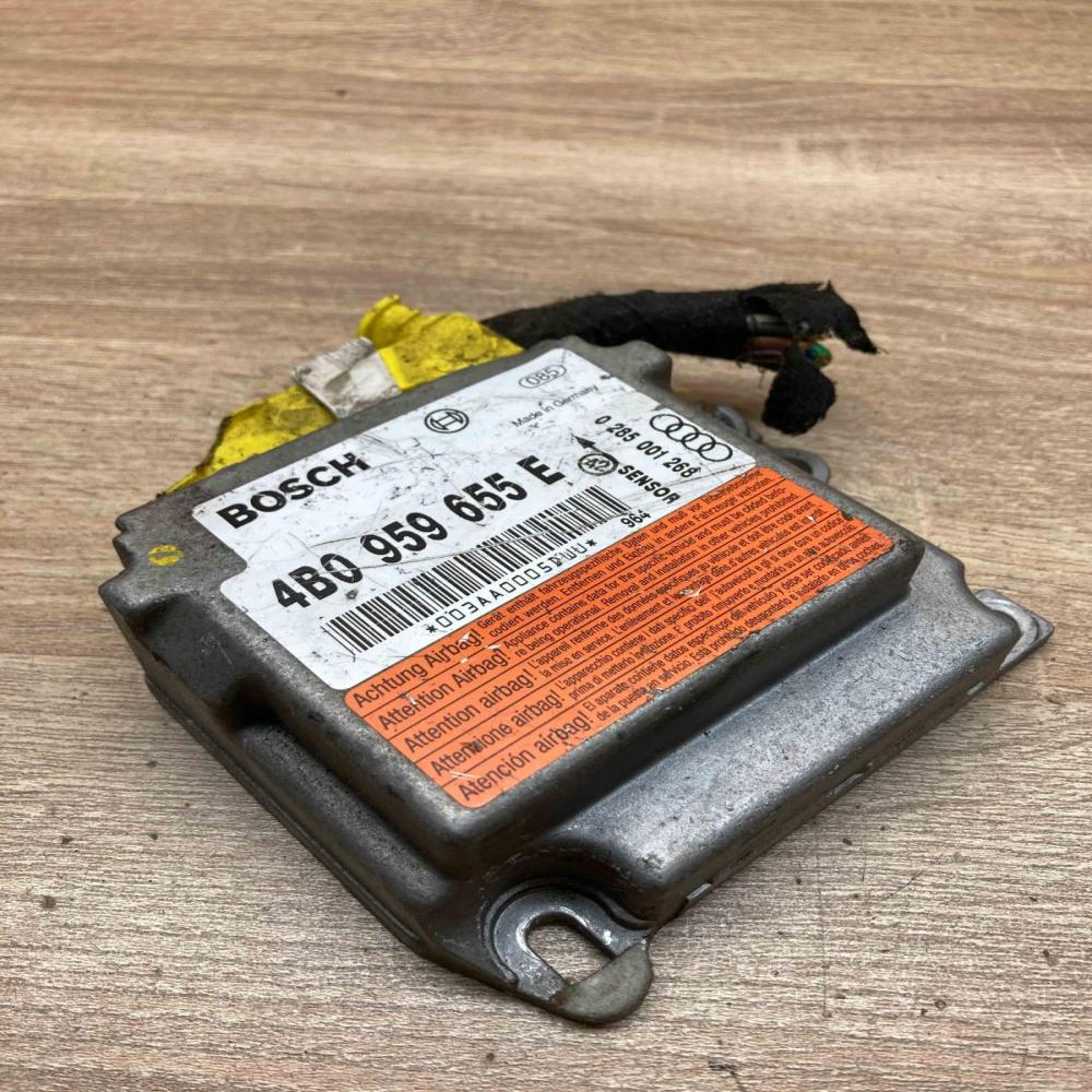 4B0959655E 0285001268 With Plug Airbag control unit/module Audi A6 S6 C5 4B