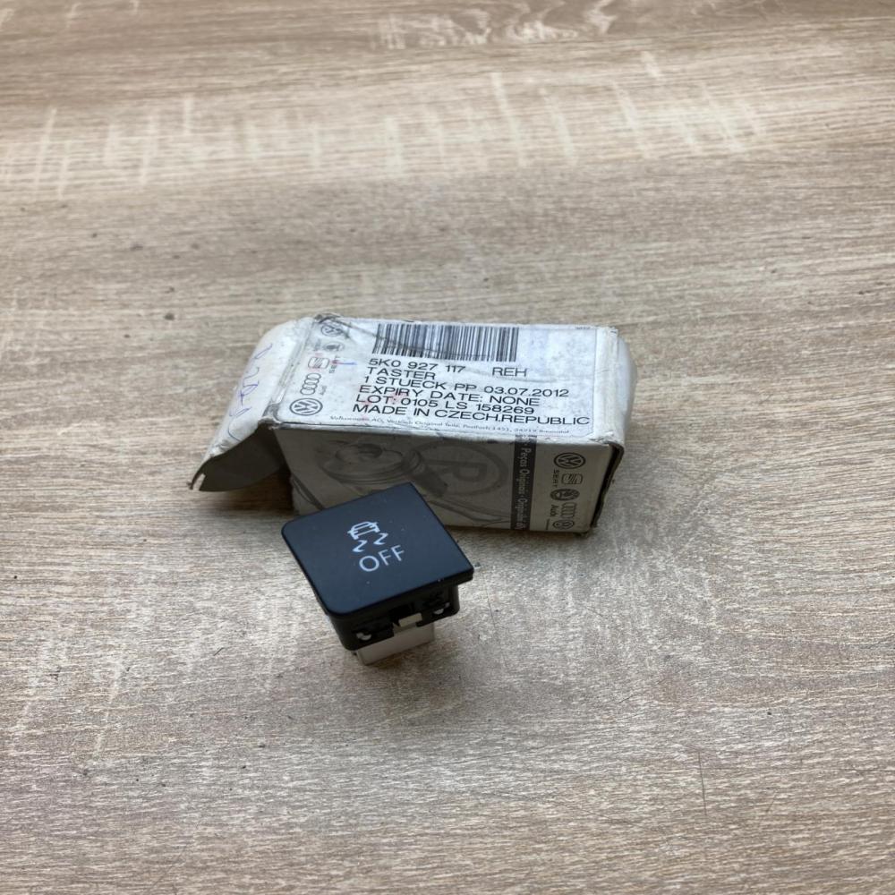 5K0927117   ESP (stability program) switch Volkswagen Golf V