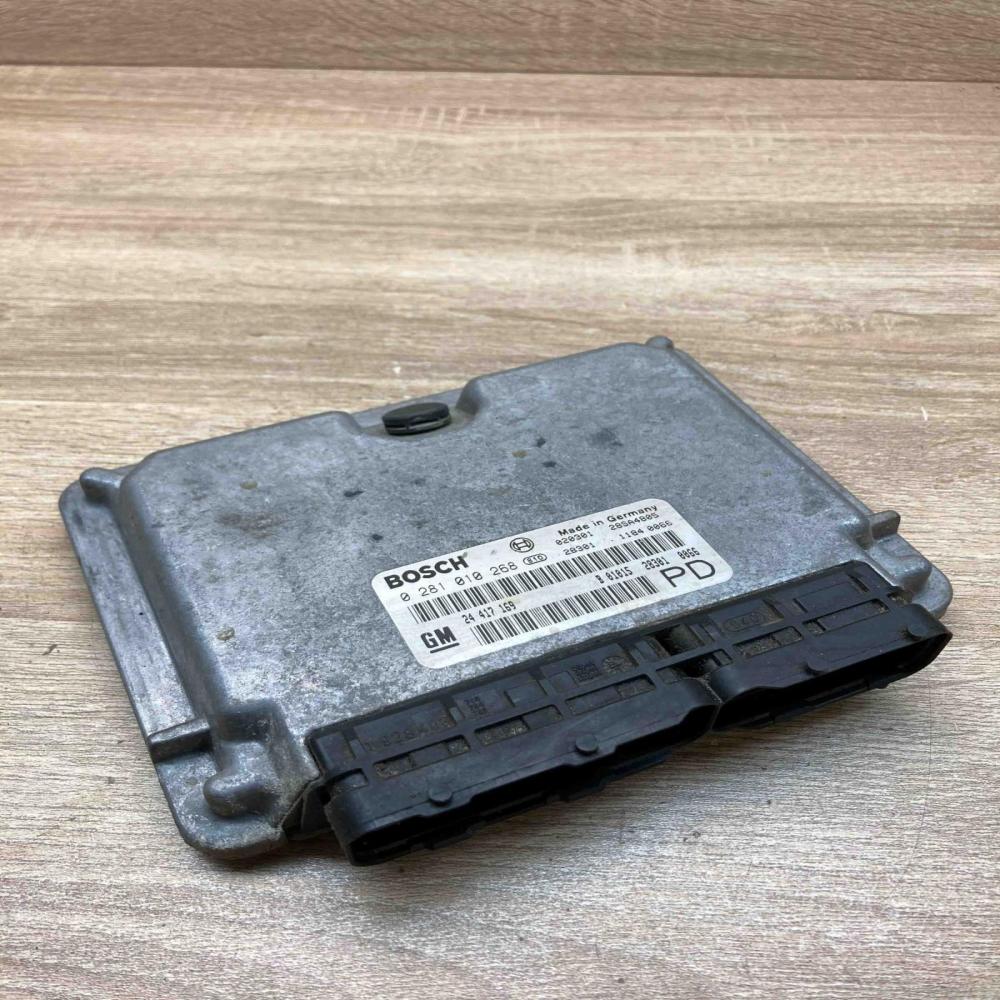 24417169 0281010268 Main Engine control unit/module ECU Opel Zafira A