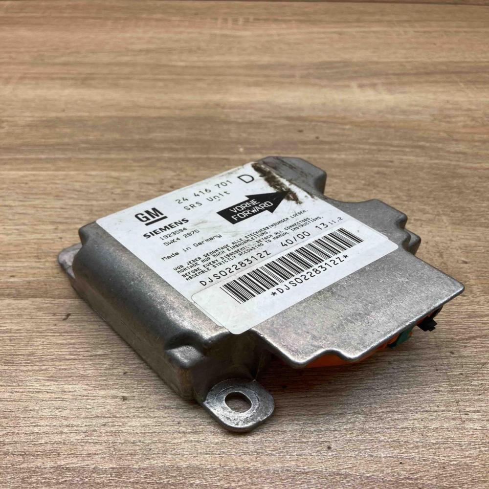 24416701 5WK42975 Used With Plug Airbag control unit/module Opel Vectra B