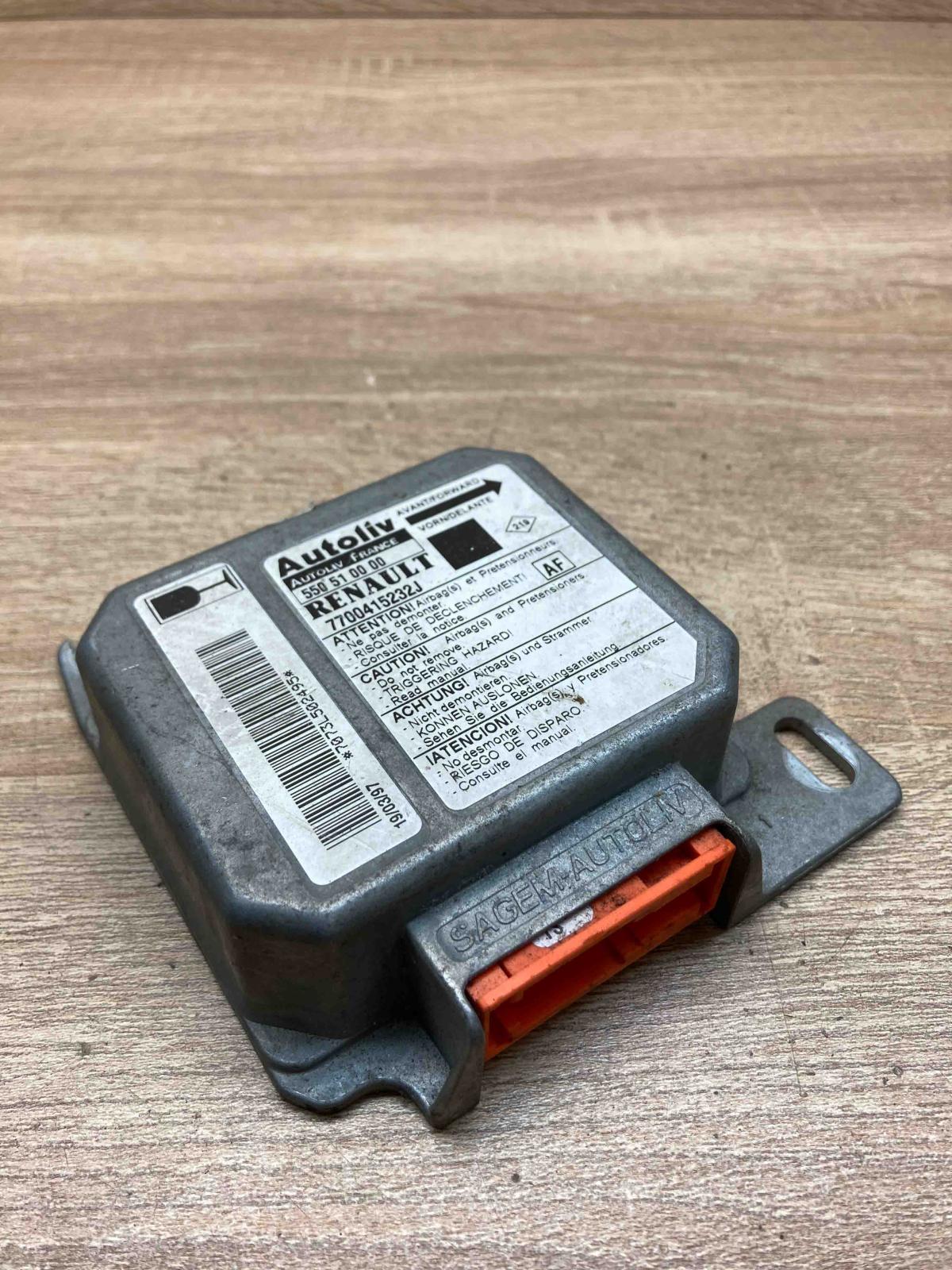 550510000 7700415232J  Airbag control unit/module Renault Scenic I