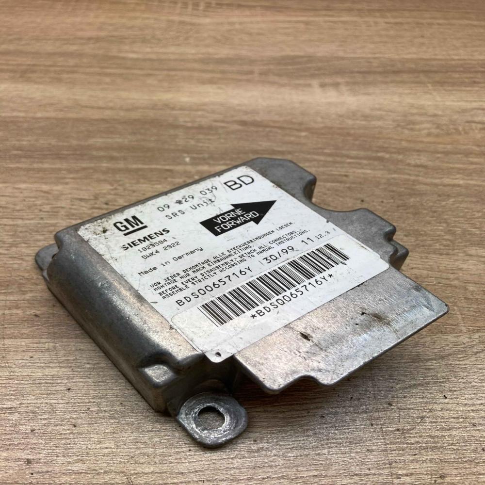 09229039 5WK42922  Airbag control unit/module Opel Vectra B