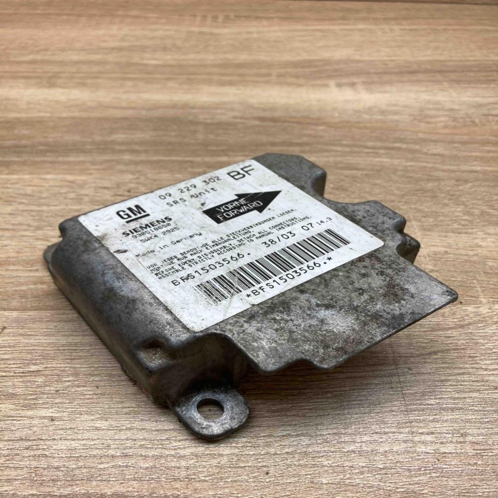 09229302 5WK42925  Airbag control unit/module Opel Astra G